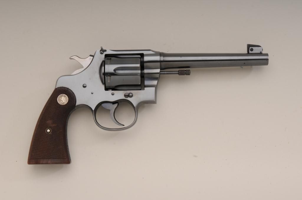 Colt Shooting Master flat top target DA revolver .38 cal., 6” barrel ...
