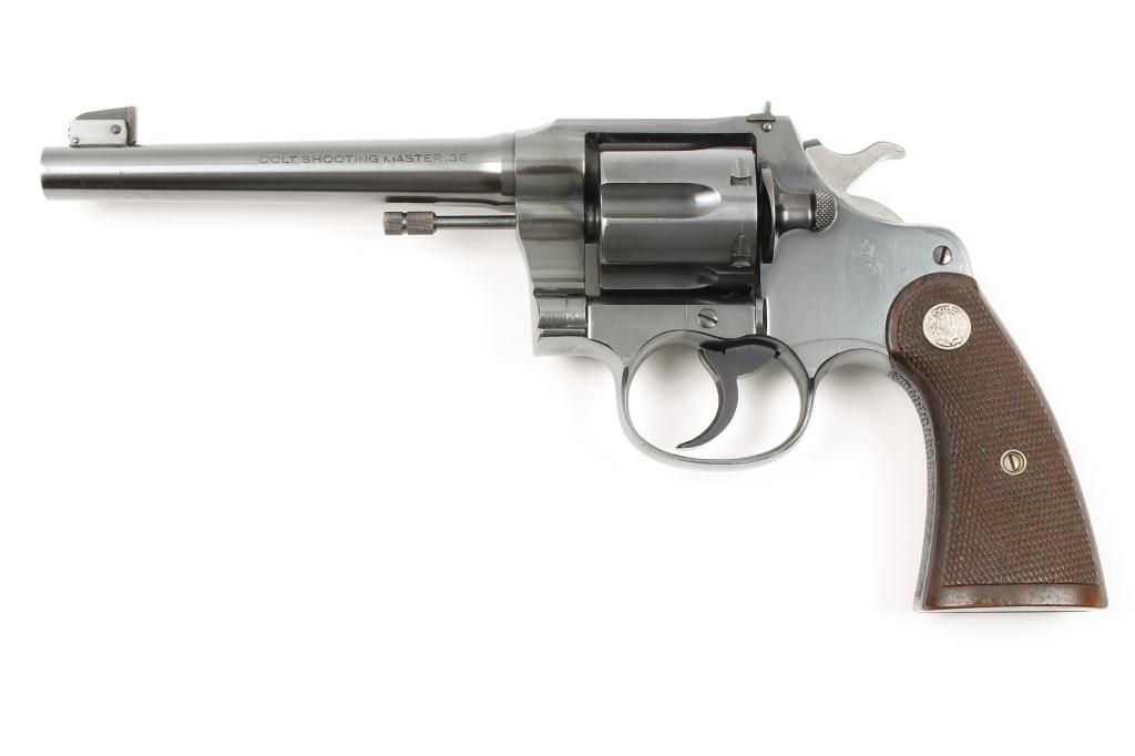 Colt Shooting Master flat top target DA revolver .38 cal., 6” barrel ...