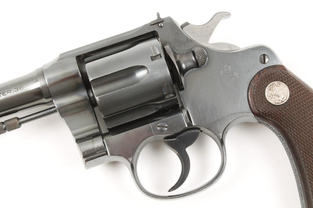 Colt Shooting Master flat top target DA revolver .38 cal., 6” barrel ...