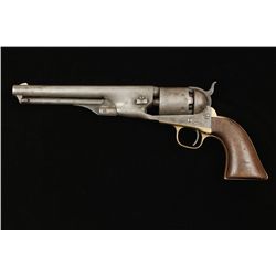 Colt Model 1861 Navy revolver, .36 caliber  percussion, U.S. military inspected and  cartouched, ser