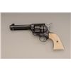 Image 2 : Colt Single Action Army revolver .45 Colt  caliber, 4 ¾” barrel, finely Oakleaf scroll  engraved in 