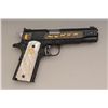 Image 8 : Colt Gold Cup National Match .45 ACP caliber  semi-automatic pistol fully and finely ornate  scroll 