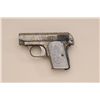 Image 8 : Colt Model 1908 25ACP cal, pocket auto fully  and finely scroll engraved with flush gold  inlays sur