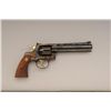 Image 2 : Colt Python .357 Magnum double action  revolver with 6” barrel that is fully and  finely gold inlaid