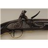 Image 3 : Harpers Ferry Model 1805 flintlock pistol,  .54 caliber, 10-1/16” round barrel with iron  rib below 