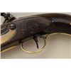 Image 8 : Harpers Ferry Model 1805 flintlock pistol,  .54 caliber, 10-1/16” round barrel with iron  rib below 