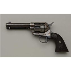 Colt Single Action Army revolver .44-40  caliber, 4 ¾” barrel, blue and case hardened  finish, hard