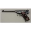 Image 8 : Colt Woodsman .22 caliber semi-automatic  pistol factory engraved, serial number 4694.  Factory lett