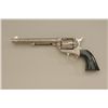 Image 2 : Colt SAA revolver, .45 cal., 7-1/2” barrel,  custom cattle brand engraving by Weldon  Bledsoe, nicke