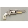 Image 2 : Smith & Wesson New Model 1-1/2” spur trigger  tip-up revolver, .32 cal., 3-1/2” barrel,  engraved, n