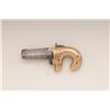 Image 2 : Engraved Moore's patent National Arms No. 1  single shot derringer, .38 cal., 2-1/4"  barrel, brass 