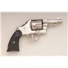 Image 2 : Colt DA hand ejector revolver (last patent  date Nov. 6, 1888), .38 cal., 3” barrel,  re-nickeled fi