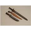 Image 2 : Bonanza lot of 3 edged weapons as described.  Number 1 is a krag bowie knife bayonet dated  1900 U.S