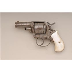 British Bull Dog DA revolver, #41, engraved,  2-1/2” barrel, .41 cal., pearl grips.  This  gun is in