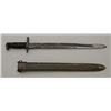 Image 2 : Springfield bayonet and scabbard, bayonet  dated 1942, US marked with flaming bomb and  by U.C.; cro