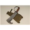 Image 2 : Lot of 2 U.S. survival tools in original  Canvas scabbard/carriers. One marked, “tool  kit, survival