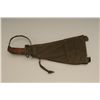 Image 8 : Lot of 2 U.S. survival tools in original  Canvas scabbard/carriers. One marked, “tool  kit, survival