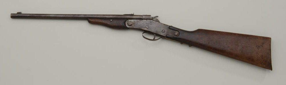Hamilton Rifle Co. No. 027 single shot rifle, .22 cal., wood stocks, # ...