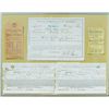 Image 8 : Good lot of 4 items as described. Number 1 is  a $50 reward poster issued by Wells Fargo  and Compan
