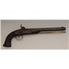 Image 2 : European dueling or target pistol converted  from flintlock to percussion with Belgian  proofed barr