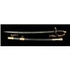 Image 1 : U.S. Model 1850 staff and field officer’s  sword marked F. Horster, Solingen on blade.  The sword  r