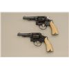 Image 2 : Pair of German ornately engraved Smith &  Wesson 5-screw DA revolvers with fancy carved  grips, silv