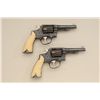 Image 6 : Pair of German ornately engraved Smith &  Wesson 5-screw DA revolvers with fancy carved  grips, silv