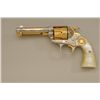 Image 8 : Colt Bisley Model single action revolver  profusely engraved and finished in silver and  gold by Phi