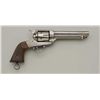 Image 2 : Remington Model 1890 single action revolver  in .44-40 caliber with factory 5 ¾” barrel,  nickel pla