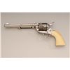 Image 2 : Engraved Colt SAA revolver, .44-40 caliber  Colt Frontier Six Shooter etched panel,  7-1/2” barrel, 