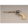 Image 3 : Engraved Colt SAA revolver, .44-40 caliber  Colt Frontier Six Shooter etched panel,  7-1/2” barrel, 