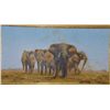 Image 1 : Original painting on canvas signed lower  right David Shepherd. This major oil painting  measures ap