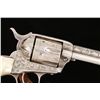 Image 2 : Colt single action Army revolver in . 45 long  Colt calibers with 7 ½ inch barrel, factory  engraved