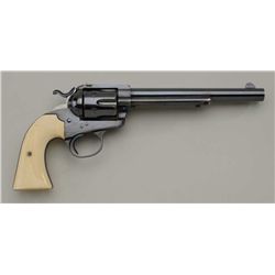Colt Bisley flap top Target single action  revolver, .38 Colt cal., 7-1/2” barrel, blue  finish, ivo