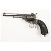 Image 6 : Exhibition quality deep relief scroll  engraved and chiseled single action pin fire  pistol by Lefau
