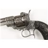 Image 7 : Exhibition quality deep relief scroll  engraved and chiseled single action pin fire  pistol by Lefau