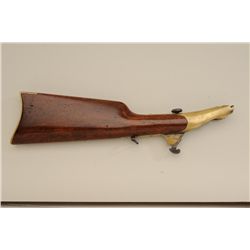 Original shoulder stock for Colt 1851 Navy  revolver serial number 104352. The stock  remains in ori
