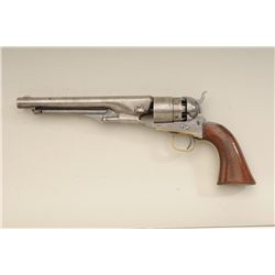 Inscribed Colt Model 1860 Army percussion  revolver, .44 cal., 8” barrel, blue and case  hardened fi