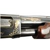 Image 13 : Exhibition quality, multi-colored,  gold-inlaid, Remington Model 31 pump action  made for internatio