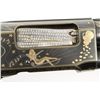 Image 5 : Exhibition quality, multi-colored,  gold-inlaid, Remington Model 31 pump action  made for internatio