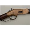 Image 3 : Winchester Model 1866 lever action rifle .44  caliber converted to center fire and  inscribed on lef