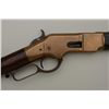 Image 4 : Winchester Model 1866 lever action rifle .44  caliber converted to center fire and  inscribed on lef