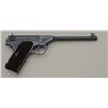 Image 2 : Colt Woodsman .22 caliber semi-automatic  pistol factory engraved with blue finish and  checkered wo