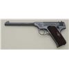 Image 7 : Colt Woodsman .22 caliber semi-automatic  pistol factory engraved with blue finish and  checkered wo