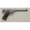 Image 1 : Colt Woodsman .22 caliber semi-automatic  pistol factory engraved, serial number 5625.  Factory lett