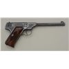 Image 2 : Colt Woodsman .22 caliber semi-automatic  pistol factory engraved, serial number 5625.  Factory lett