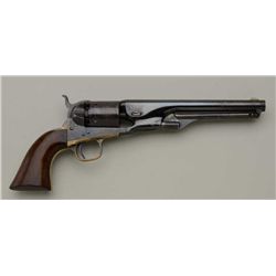 Colt Model 1861 Navy revolver in near fine  original condition, serial number 11991. The  barrel ret