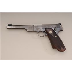 Pre-war Colt Match Target .22 caliber  semi-automatic target pistol, serial number   MT33 with facto