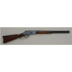 1873 Winchester First Model saddle ring  carbine in .44-40 caliber showing  considerable original bl