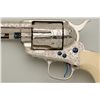 Image 5 : Colt Single Action Army revolver early black  powder era, serial number 1352 showing italic  barrel 
